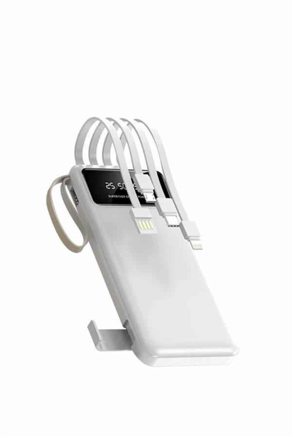 Powerbank Şarj Cihazı 4 Çıkışlı 20.000 MAH Powerbank Taşınabilir Çoklu Giriş - Lisinya