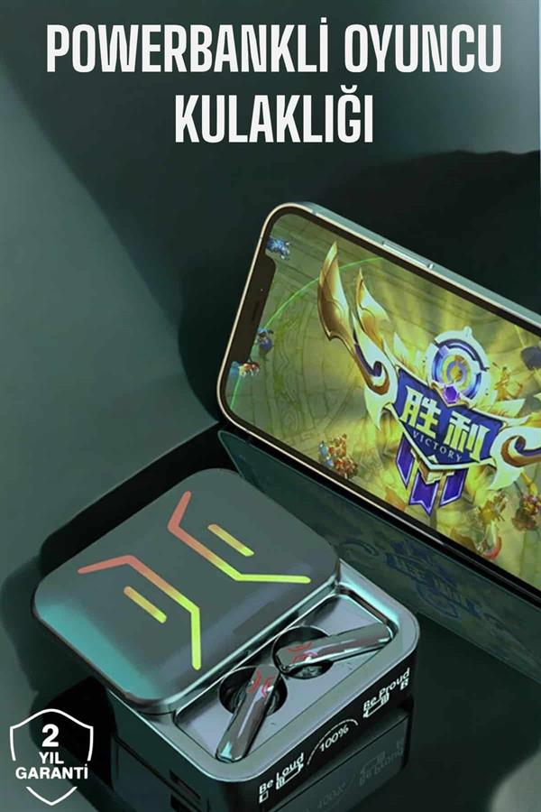 Powerbankli Bluetooth Kulaklık Yüksek Ses Kaliteli Kablosuz - Lisinya