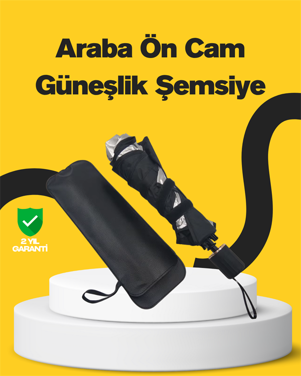 Pratik Ön Cam Güneşliği – Geniş Kapsama Alanı, Kolay Saklama - Lisinya