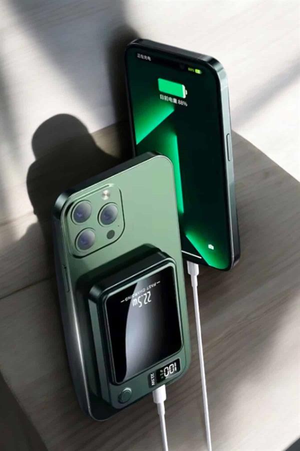Pratik ve Taşınabilir 10.000 mAh Wireless Powerbank Hızlı Şarj Avantajı - Lisinya