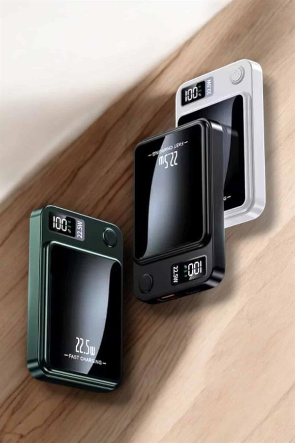 Pratik ve Taşınabilir 10.000 mAh Wireless Powerbank Hızlı Şarj Avantajı - Lisinya