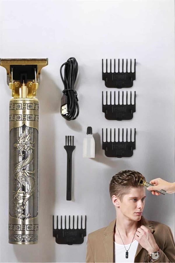 Profesyonel Şarjlı Saç ve Sakal Şekillendirici Çizik Tıraş Makinesi - Lisinya