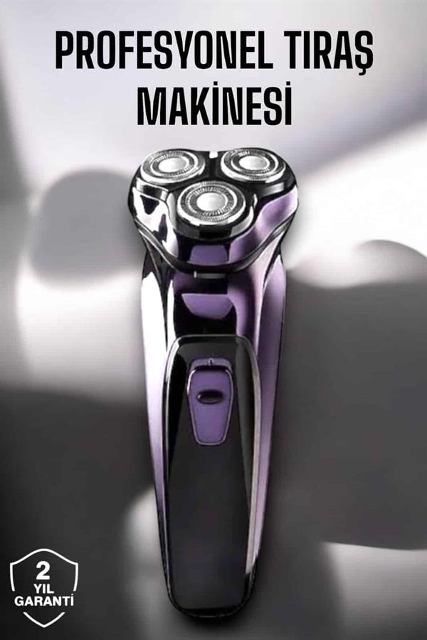 Profesyonel Şarjlı Saç ve Sakal Tıraş Makinesi Hassas Kesim - Lisinya