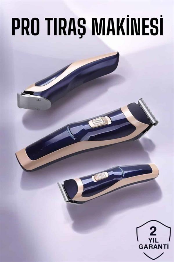 Profesyonel Şarjlı Saç ve Sakal Traş Makinesi Kolay Kullanım - Lisinya