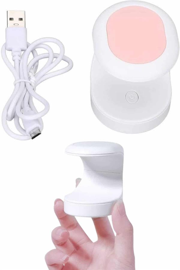 Protez Tırnak Kurutucu Kalıcı Oje Led Oje Kurutucu UV Işınlı Taşınabilir - Lisinya