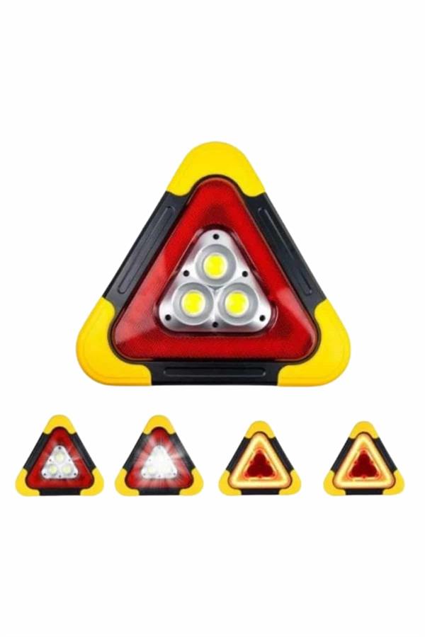 Reflektör Güneş Enerjili Taşınabilir Portatif Acil Güvenlik Işığı Araba Acil Uyarı Işığı - Lisinya