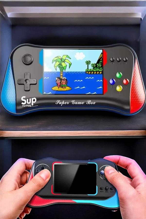 Retro 500 Oyunlu Nostaljik Oyunlu El Atari Gamebox Oyun Konsolu Çift Destekli - Lisinya