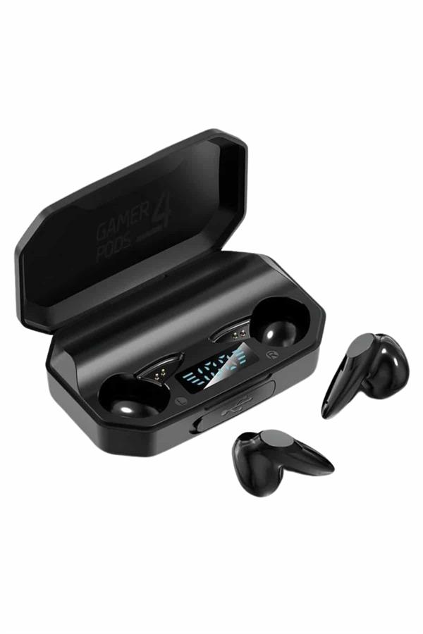 Rgb Işıklı Çift Mikrofonlu Siyah Profesyonel Oyuncu Kulaklığı Kablosuz Kulakiçi - Lisinya