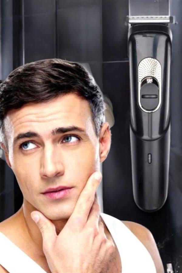 Saç Sakal Vücut Şarjlı Kablosuz Tıraş Makinesi Profesyonel Paslanmaz Çelik - Lisinya