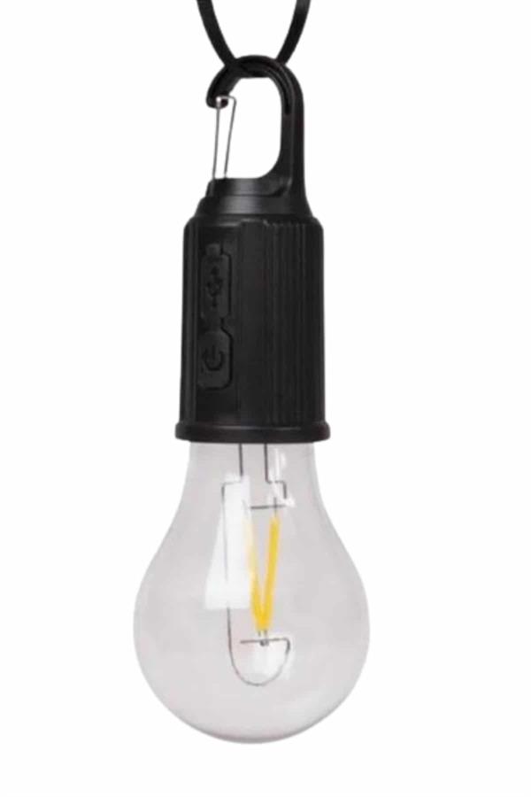 Şarjlı Aydınlatma Ampul Tasarımlı Ambians Işık Askılı Kamp Lambası - Lisinya