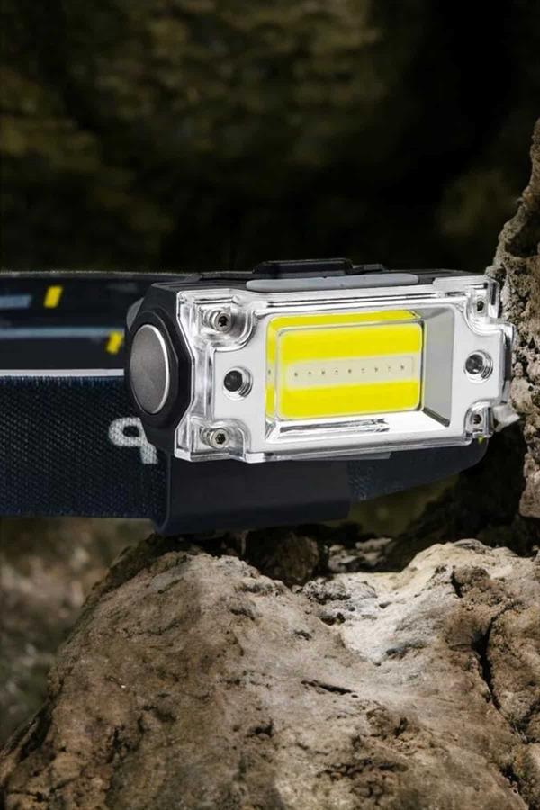 Şarjlı Kafa Feneri Suya Dayanıklı Ayarlanabilir Kamp Feneri - Lisinya