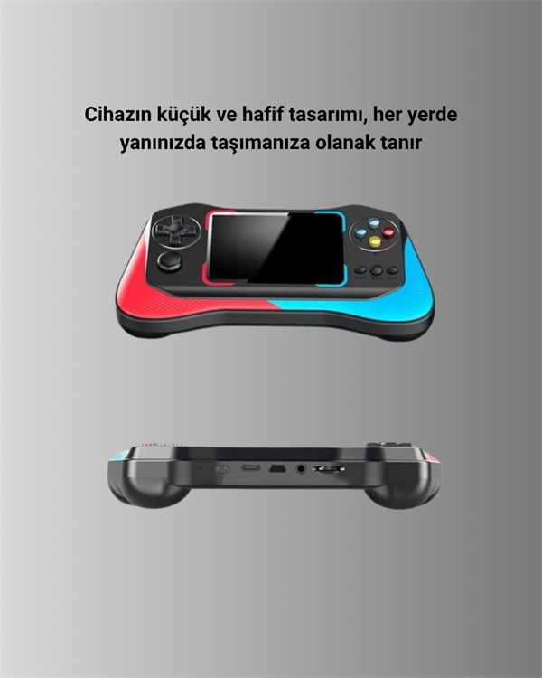 Şarjlı Taşınabilir Oyun Konsolu – X7M Retro Game Box - Lisinya