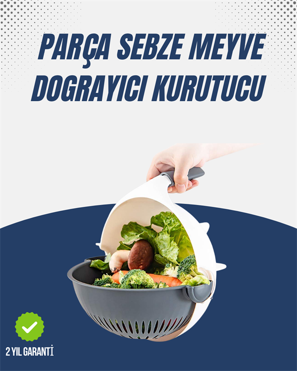 Sebze Doğrama ve Rendeleme İçin Pratik Mutfak Aparatı - Lisinya