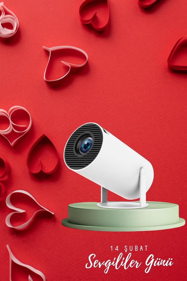 Sevgiliye Özel Hediye Ayaklı Sinema Projektörü Projeksiyon - Lisinya