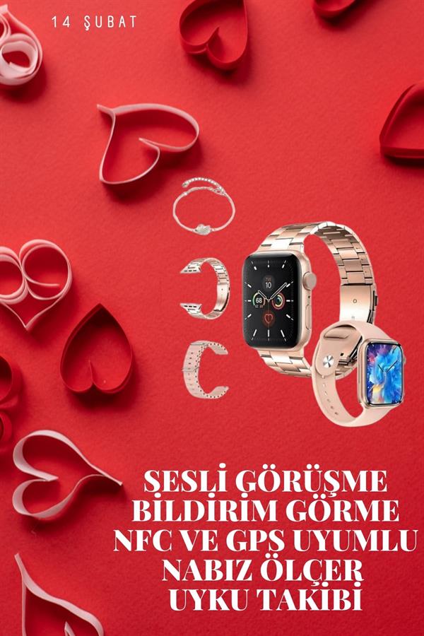 Sevgiliye Özel Yeni Nesil Akıllı Saat Çiftlere Özel Kampanya Çift Saatleri - Lisinya