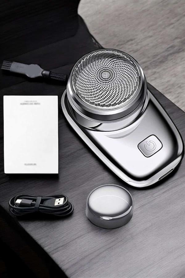 Seyahat Tipi Tıraş Makinesi Taşınabilir Kablosuz Mini Paslanmaz Çelik - Lisinya