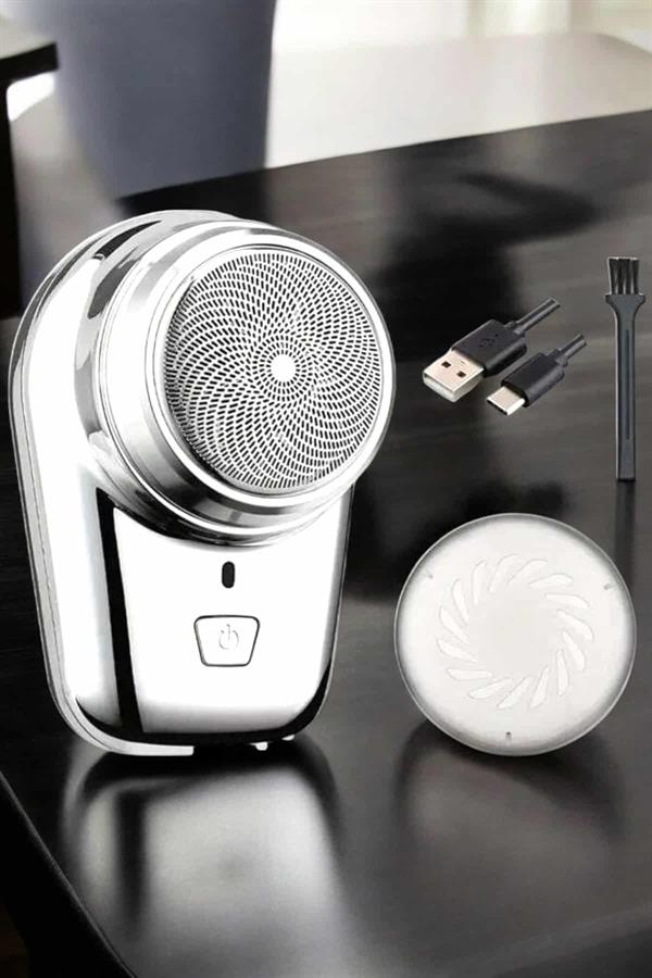 Seyahat Tipi Tıraş Makinesi Taşınabilir Kablosuz Mini Paslanmaz Çelik - Lisinya