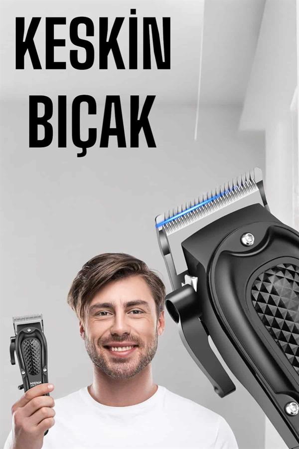 Sıfır Tıraş Makinesi Dijital Göstergeli Paslanmaz Çelik Bıçaklı Taşınabilir - Lisinya