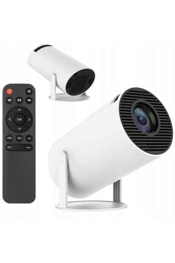 Sinema Projektörü Android HDMI USB WİFİ Ses Çıkışlı Ayaklı Projeksiyon Taşınabilir - Lisinya