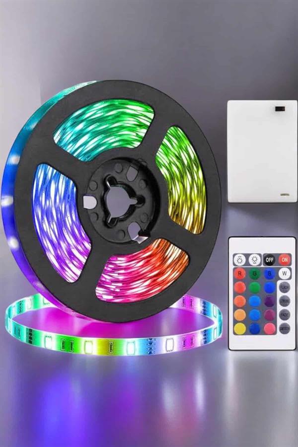 Smart Şerit Led TV Arkası Renkli Kumandalı 10 Metre - Lisinya Smart Şerit Led TV Arkası Renkli Kumandalı 10 Metre - Lisinya