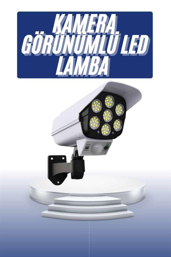 Solar Bahçe Lambası Uzaktan Kumandalı Kamera Görünümlü Hareket Sensörlü - Lisinya