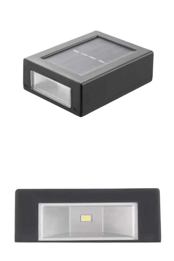 Solar Güneş Enerjili Çift Taraflı Duvar Lambası Çift Taraflı Duvar Lamba Güneş Enerjili - Lisinya