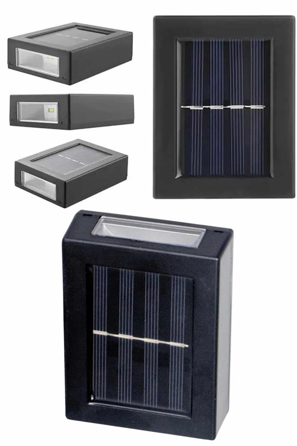 Solar Lamba Dekoratif Aplik Su Geçirmez Led Işıklı Duvar Lambası - Lisinya