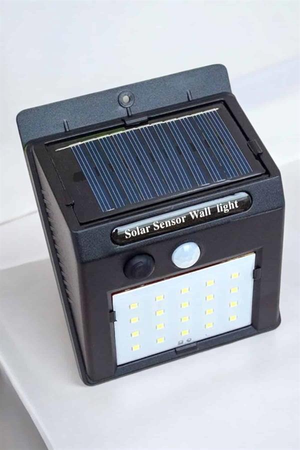 Solar Lamba Giriş, Bahçe Yol Avlu Hareket Sensörlü Led Parlak Gece Su Geçirmez - Lisinya