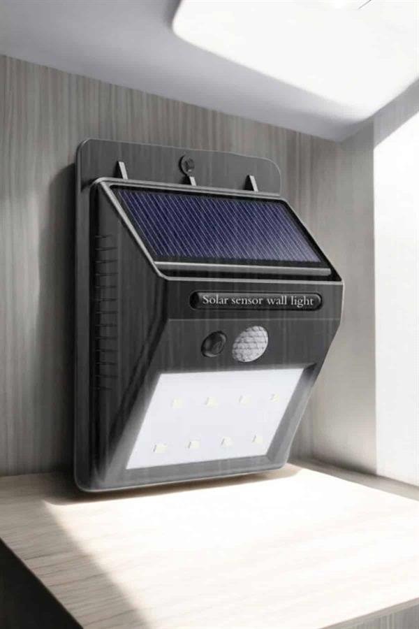 Solar Lamba Giriş, Bahçe Yol Avlu Hareket Sensörlü Led Parlak Gece Su Geçirmez - Lisinya