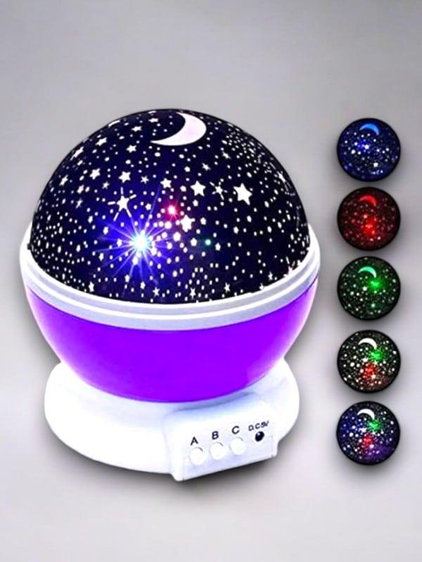 Dönen Renkli Gökyüzü Projektörlü Gece Lambası - Lisinya