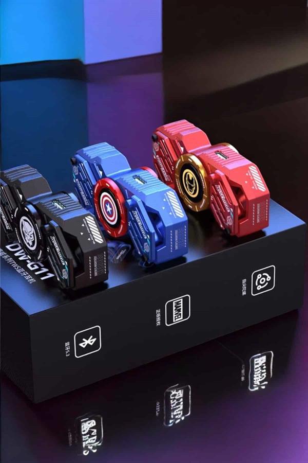 Stres Çarklı Bluetooth Kulaklık Kablosuz Kırmızı Yüksek Ses Kaliteli - Lisinya