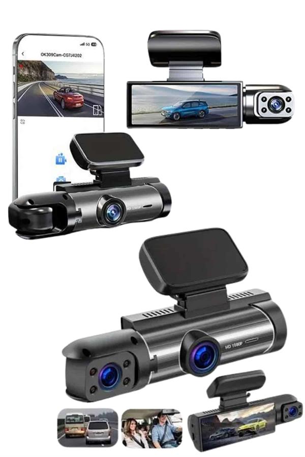 Sürüş Kamerası Video Kaydedici Hareket Algılama Gece Görüşlü - Lisinya