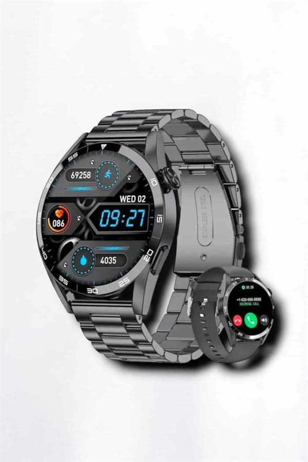 Suya Dayanıklı Dokunmatik Akıllı Saat Bluetooth 5.0, Sesli Asistan ve Sağlık Takibi - Lisinya