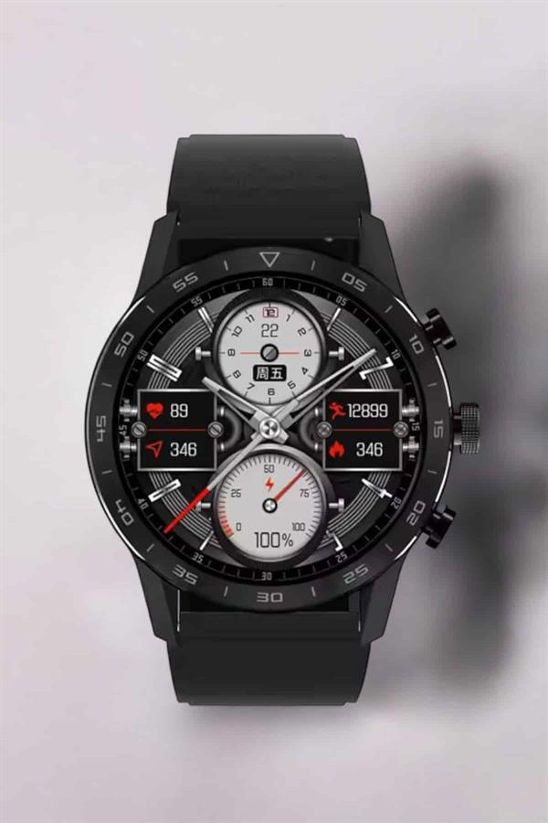 Suya Dayanıklı Dokunmatik Akıllı Saat Bluetooth 5.0, Sesli Asistan ve Sağlık Takibi - Lisinya