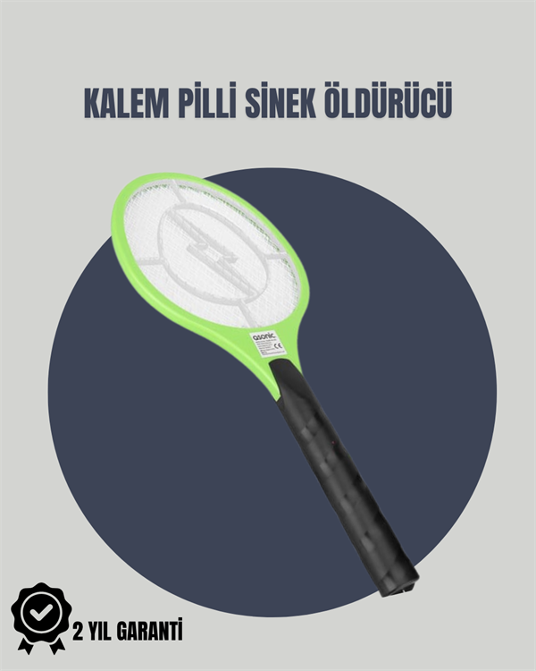 Taşınabilir Elektronik Sinek Swatter – Kimyasal İçermeyen, Ergonomik Tasarım - Lisinya