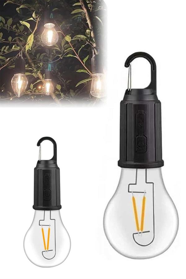 Taşınabilir Şarjlı Led Ampul Askılı Lamba Kamp Bahçe Lambası - Lisinya Taşınabilir Şarjlı Led Ampul Askılı Lamba Kamp Bahçe Lambası - Lisinya