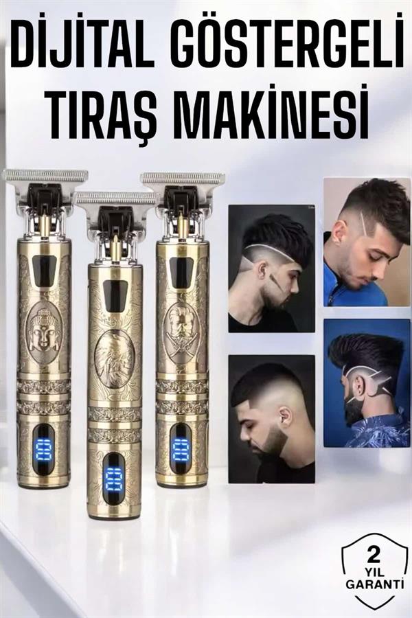 Tıraş Makinesi Çizik Tıraş Paslanmaz Çelik Uzun Ömürlü Şarjlı - Lisinya