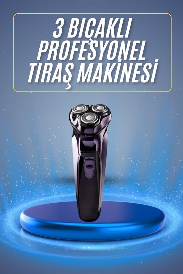 Tıraş Makinesi Hassas Ciltlere Özel Döner Başlıklı Pürüzsüz Görünüm - Lisinya