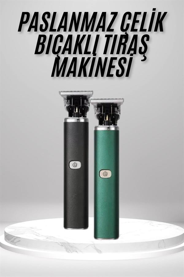 Tıraş Makinesi Profesyonel Paslanmaz Çelik T-bıçak Saç Sakal Ense Vücut - Lisinya