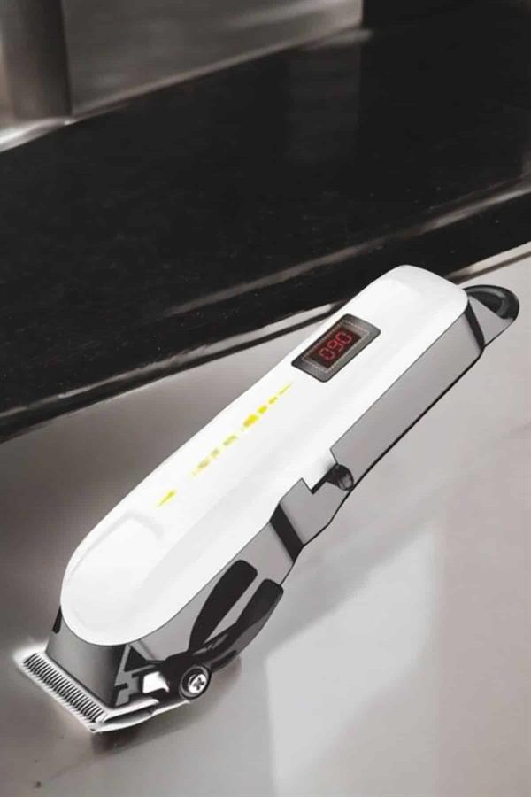 Tıraş Makinesi Profesyonel Saç Ve Sakal Kesme Milim Ayarlı Dijital Göstergeli - Lisinya