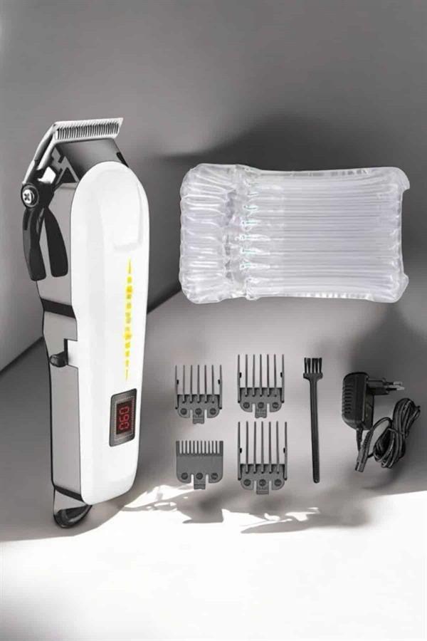 Tıraş Makinesi Profesyonel Saç Ve Sakal Kesme Milim Ayarlı Dijital Göstergeli - Lisinya