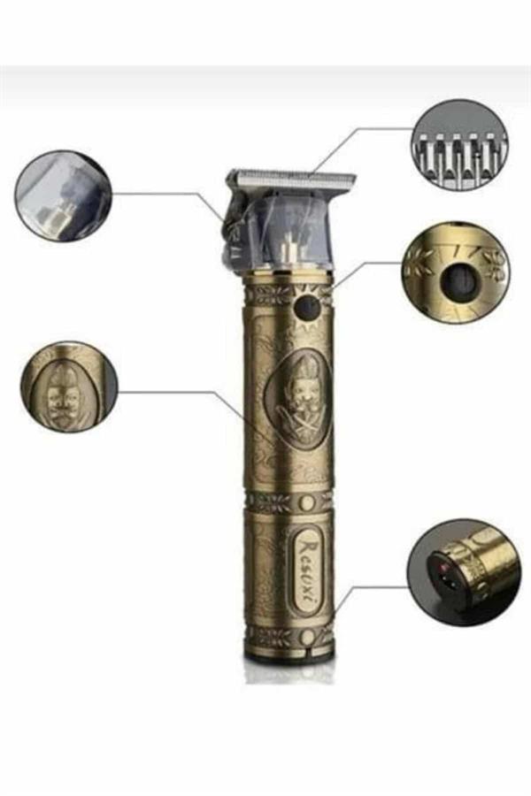 Tıraş Makinesi Şarjlı Çizik Tıraş Paslanmaz Çelik Bıçaklı 4 Taraklı - Lisinya