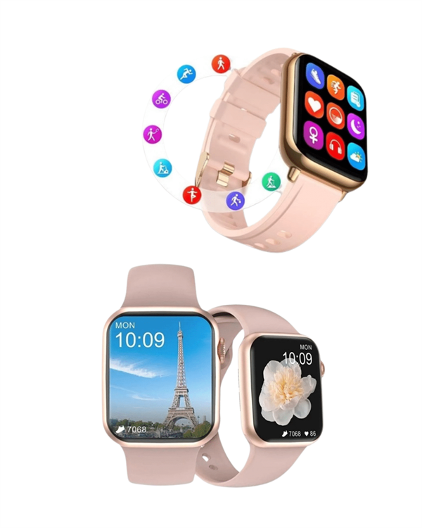 Titreşimli Bildirimli Akıllı Saat – Nabız, GPS, Spor Modları, Telefon Eşleştirme Özellikli - Lisinya