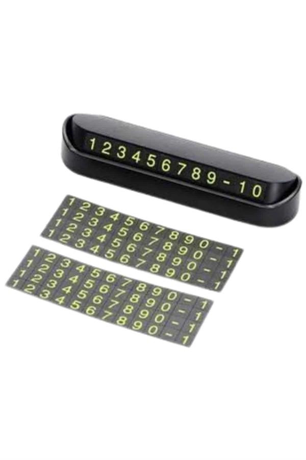 Tüm Araçlara Uyumlu Araç Içi Park Numaratör Oto Araç Numaratör - Lisinya