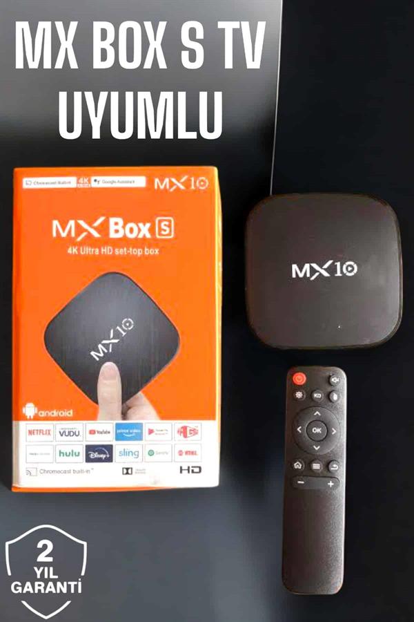 TV Box Android Uyumlu 4 Çekirdekli WİFİ Bağlantılı 4K - Lisinya