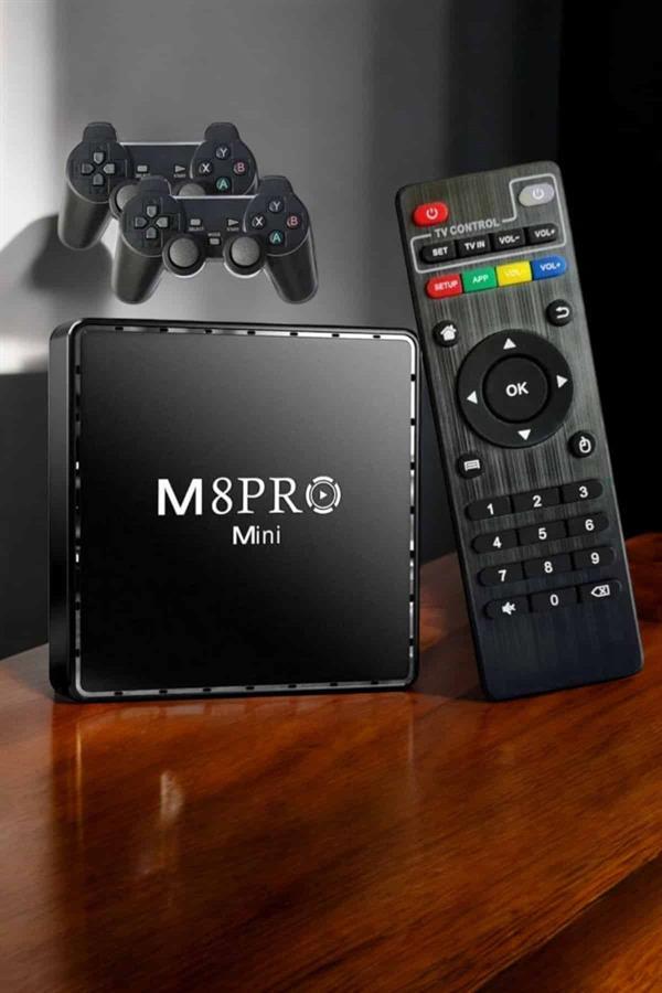 TV Box Çift Oyun Kollu 10000 Oyunlu Atari - Lisinya