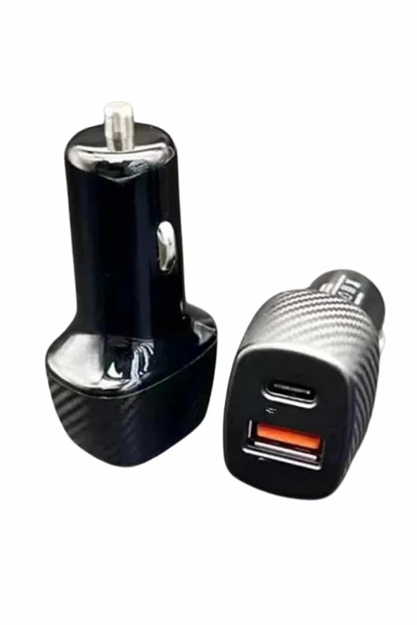Type-C Girişli Araba Çakmaklık Şarj Cihazı 38W Oto Çakmaklık - Lisinya