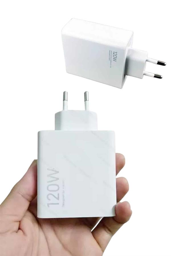 Type C Yüksek Hızlı Şarj Aleti Beyaz 120W Ultra Uzun Ömürlü - Lisinya