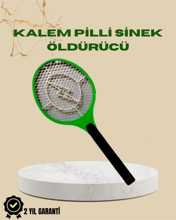 Yüksek Gerilimli Elektronik Sinek Öldürücü – Pil ile Çalışan, Güvenlik Izgaralı - Lisinya