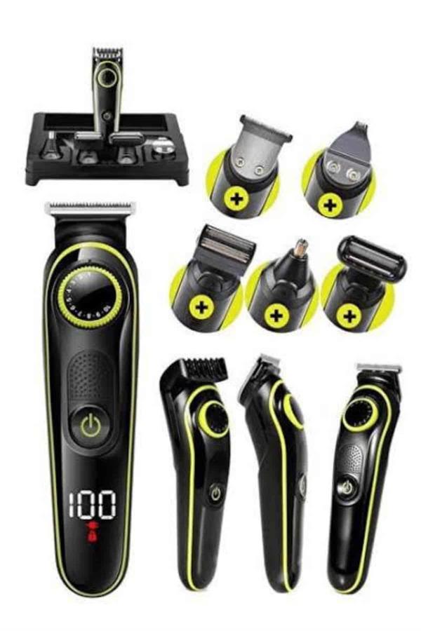 Unısex Çok Fonksiyonlu Bakım Seti Led Göstergeli Tıraş Makinesi Saç Sakal Vücut - Lisinya
